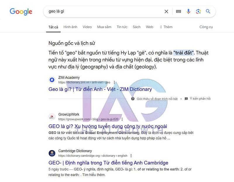 Tối ưu hóa công cụ tìm kiếm AI (GEO – Generative Engine Optimization) là gì?
